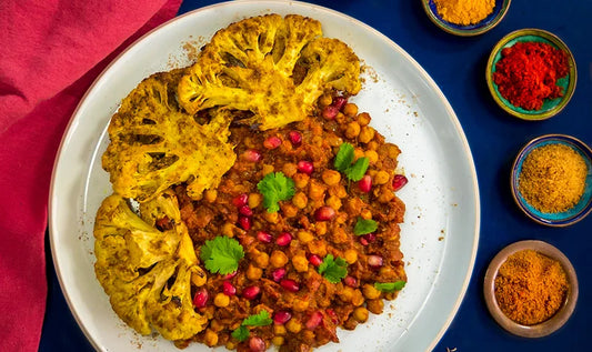 Chaat Masala Cauliflower Steak