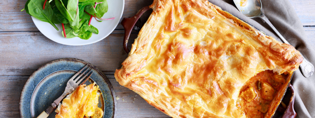 Chicken Makhani Pie