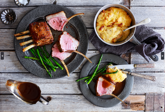 Rack of Lamb with Masala Mash
