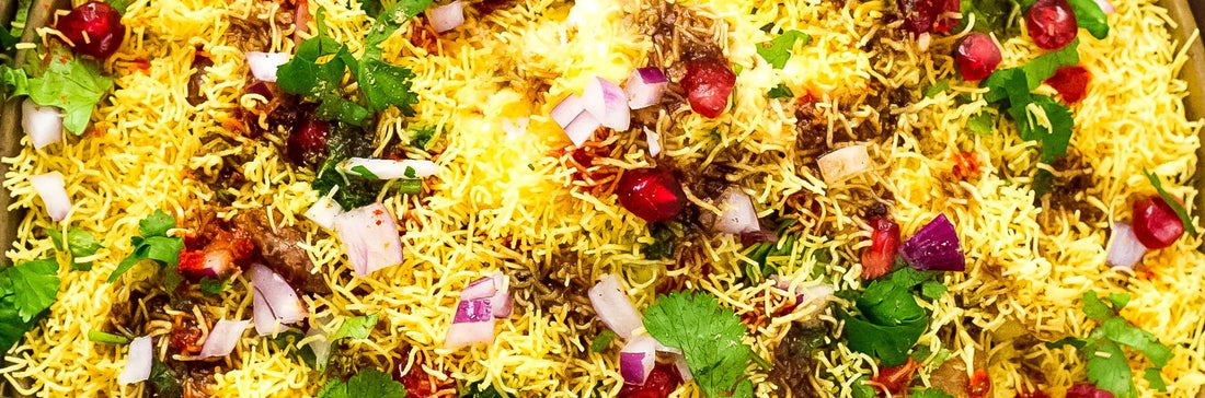 Smashed Potato Chaat