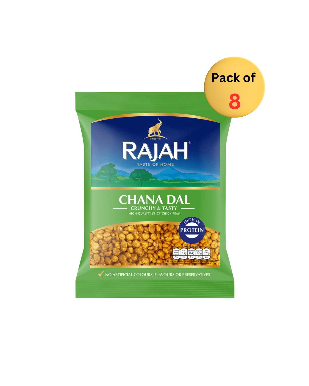 Chana Dal 200g – Crispy & Spicy Chickpeas!