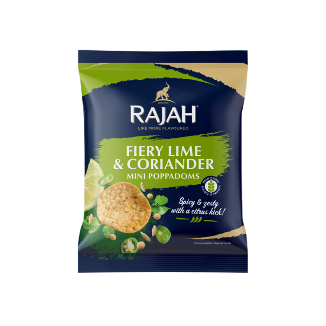 Fiery Lime & Coriander Poppadom’s