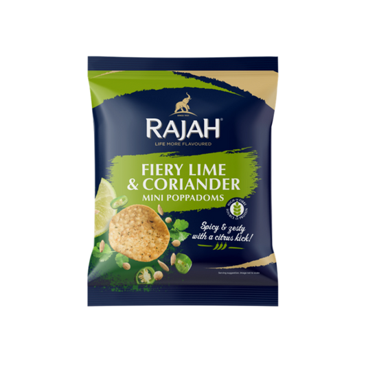 Fiery Lime & Coriander Poppadom’s